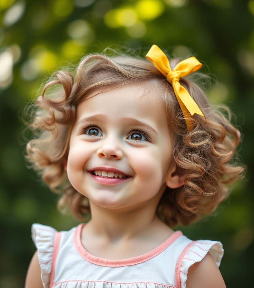 AI-generated child portrait created from the mother's and father's photos
